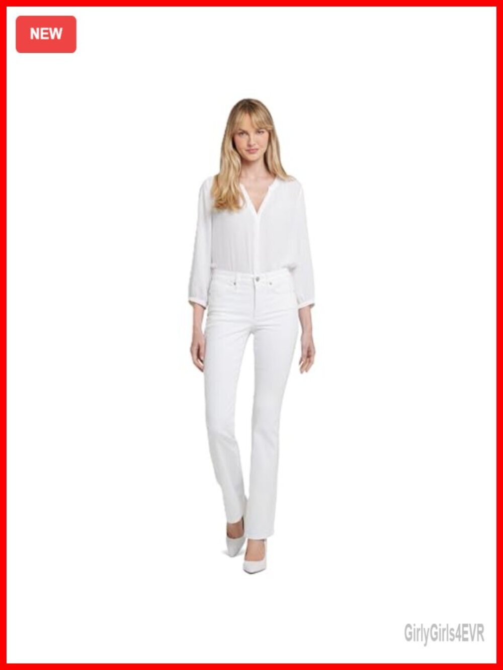 Bootcut Jeans Lift Tuck Technology Stretch Cotton Blend Mid Rise